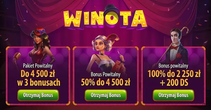 Winota casino banner